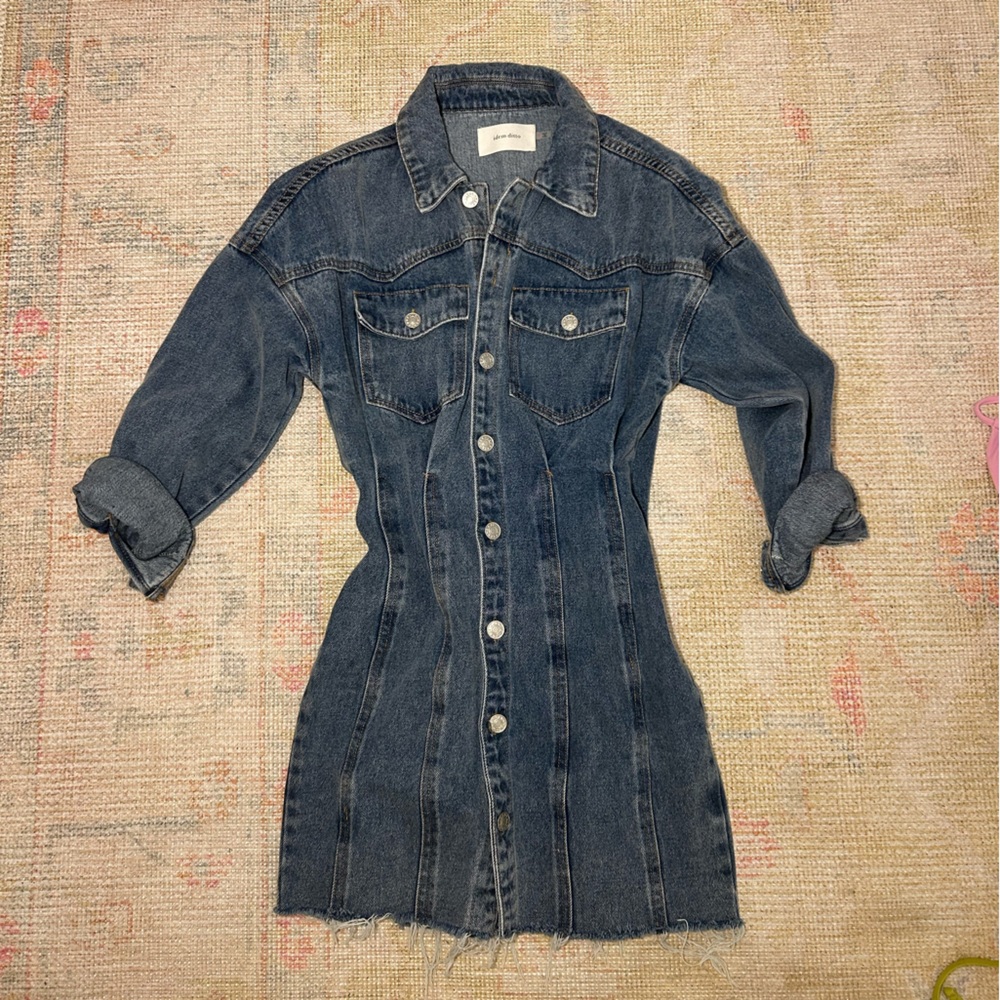 IDEM DITTO CINCHED JEAN DRESS